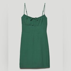 Aritzia Sunday Best Delilah Dress Green Sz Small